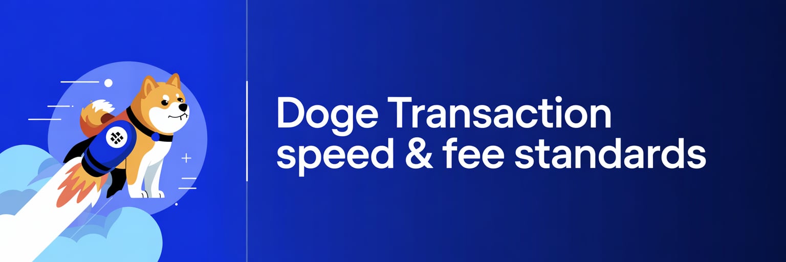 DOGE transaction speed and fee standards